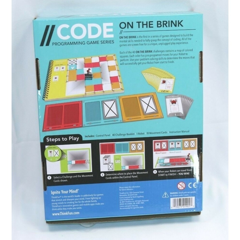 Thinkfun Code Programming Game Series: On The Brink Coding Board Game Logic - Picture 8 of 8